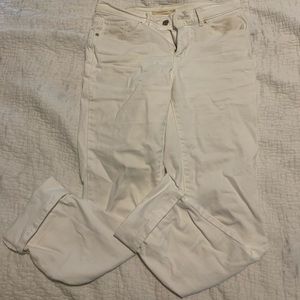 Classic Fit Levi's Straight White Jeans